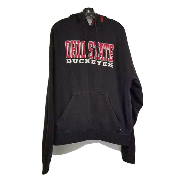 Crimson & Gray Other - Ohio State Buckeyes Men’s Hoodie Sweatshirt Size XL Black Crimson & Gray
